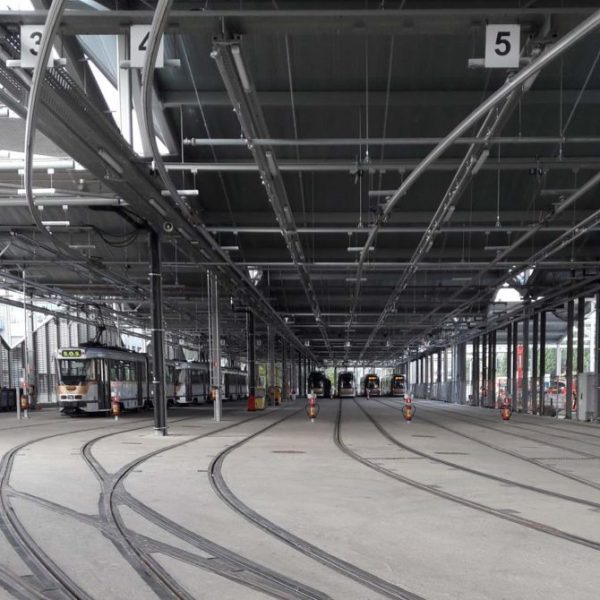 New tram depot in Brussels
